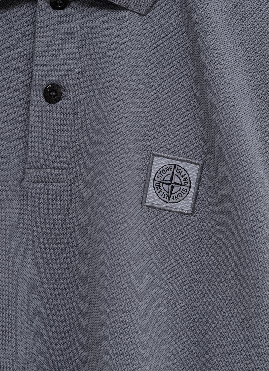 Compass Logo Patch Polo Shirt for Men