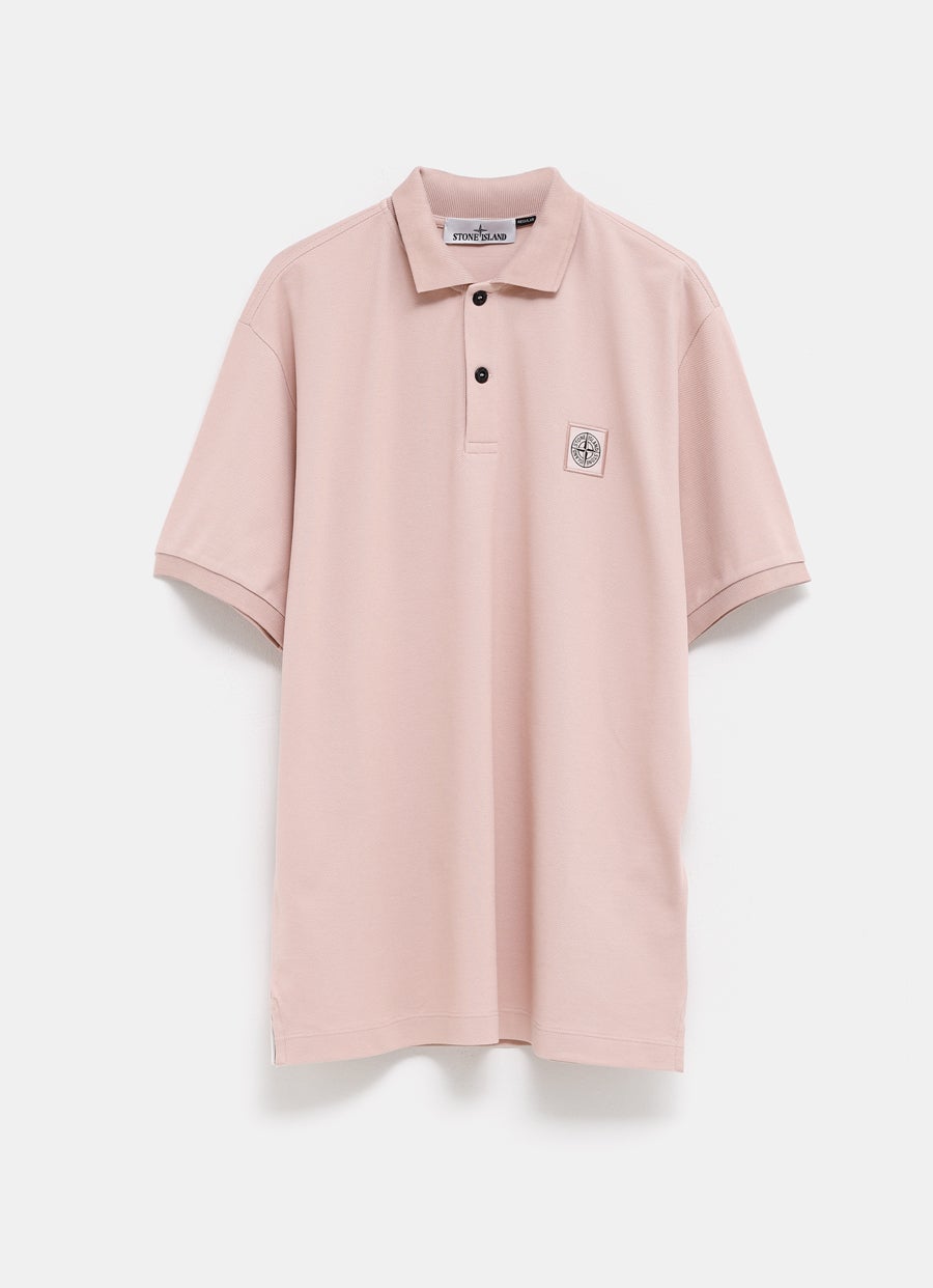 Compass Logo Patch Polo Shirt for Men