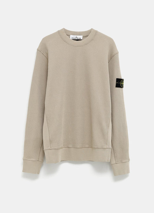 Waffle Knit Sweatshirt