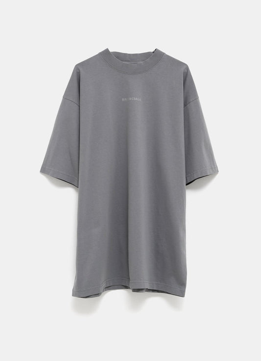 Reflective Logo Oversized T-Shirt for Men