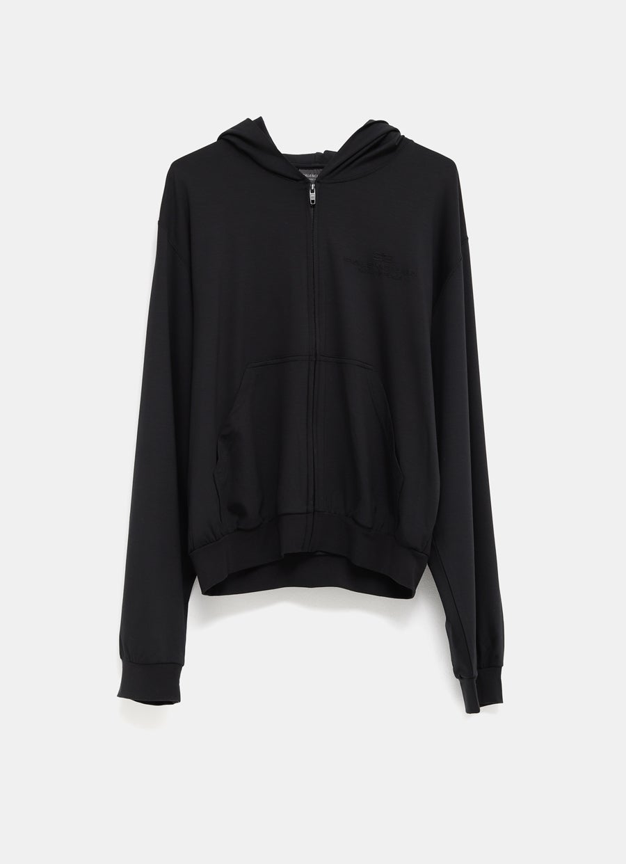 Small Fit Zip Up Hoodie