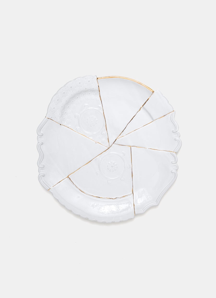 Round Sacai Patchwork Platter – Kintsugi