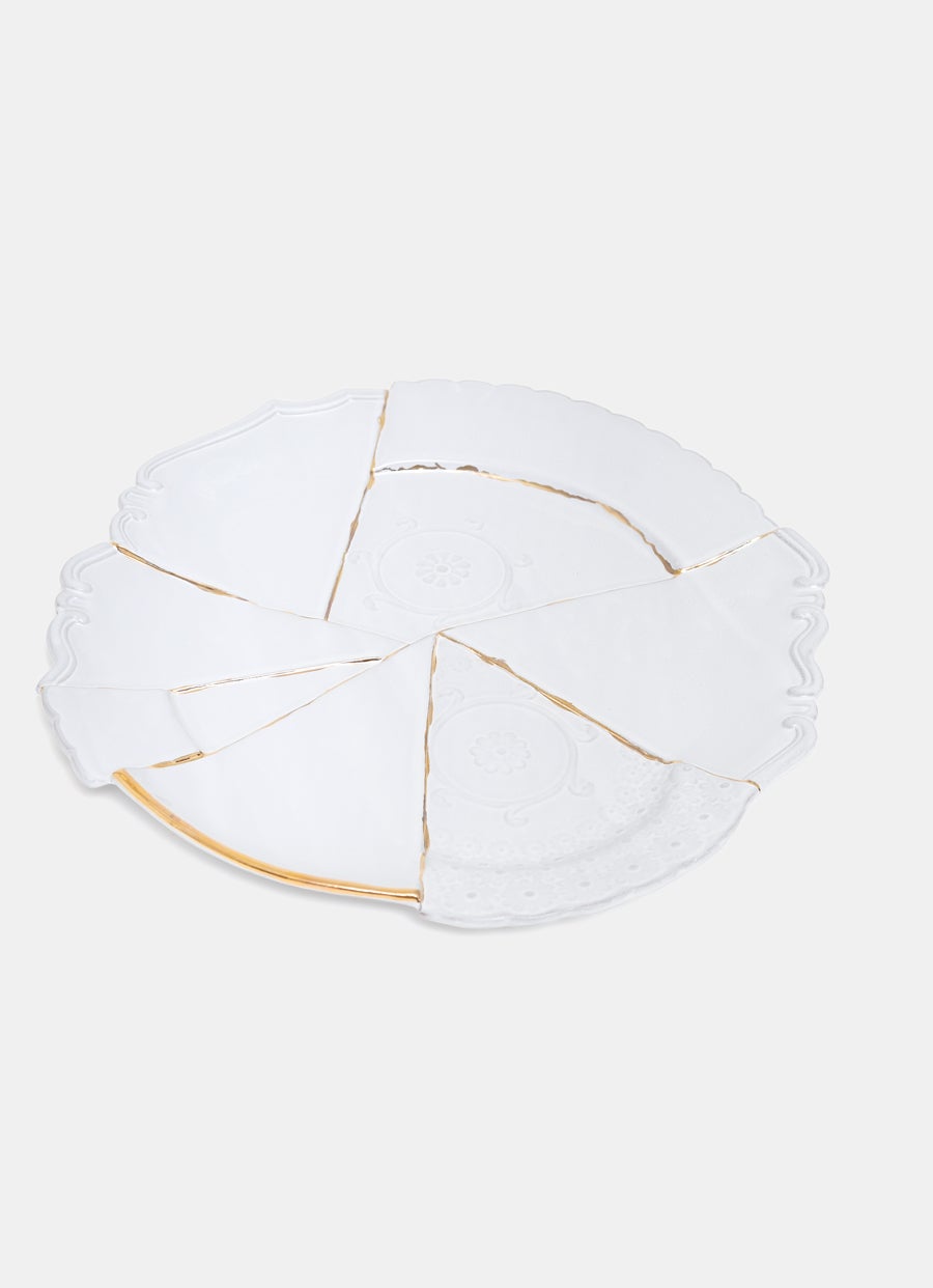 Round Sacai Patchwork Platter – Kintsugi