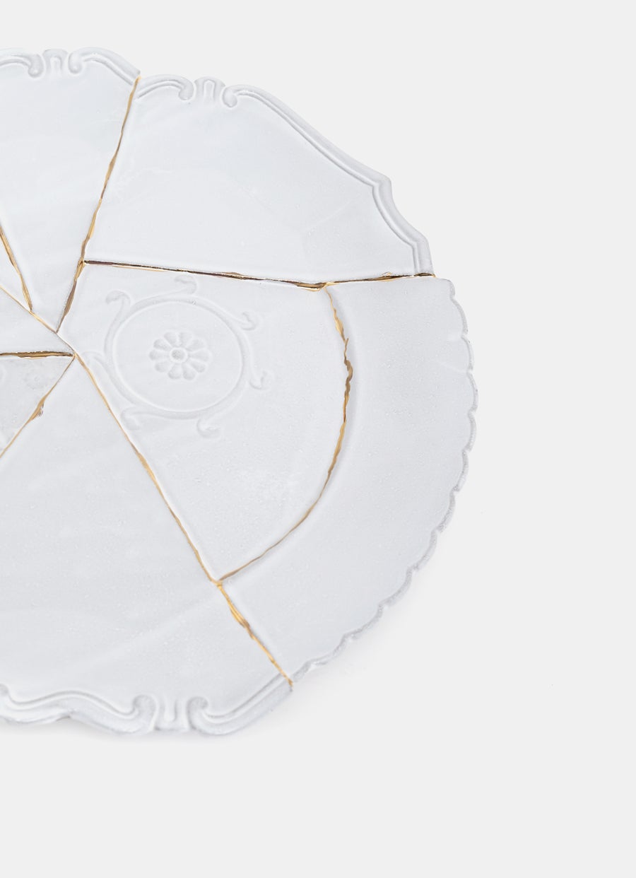 Round Sacai Patchwork Platter – Kintsugi