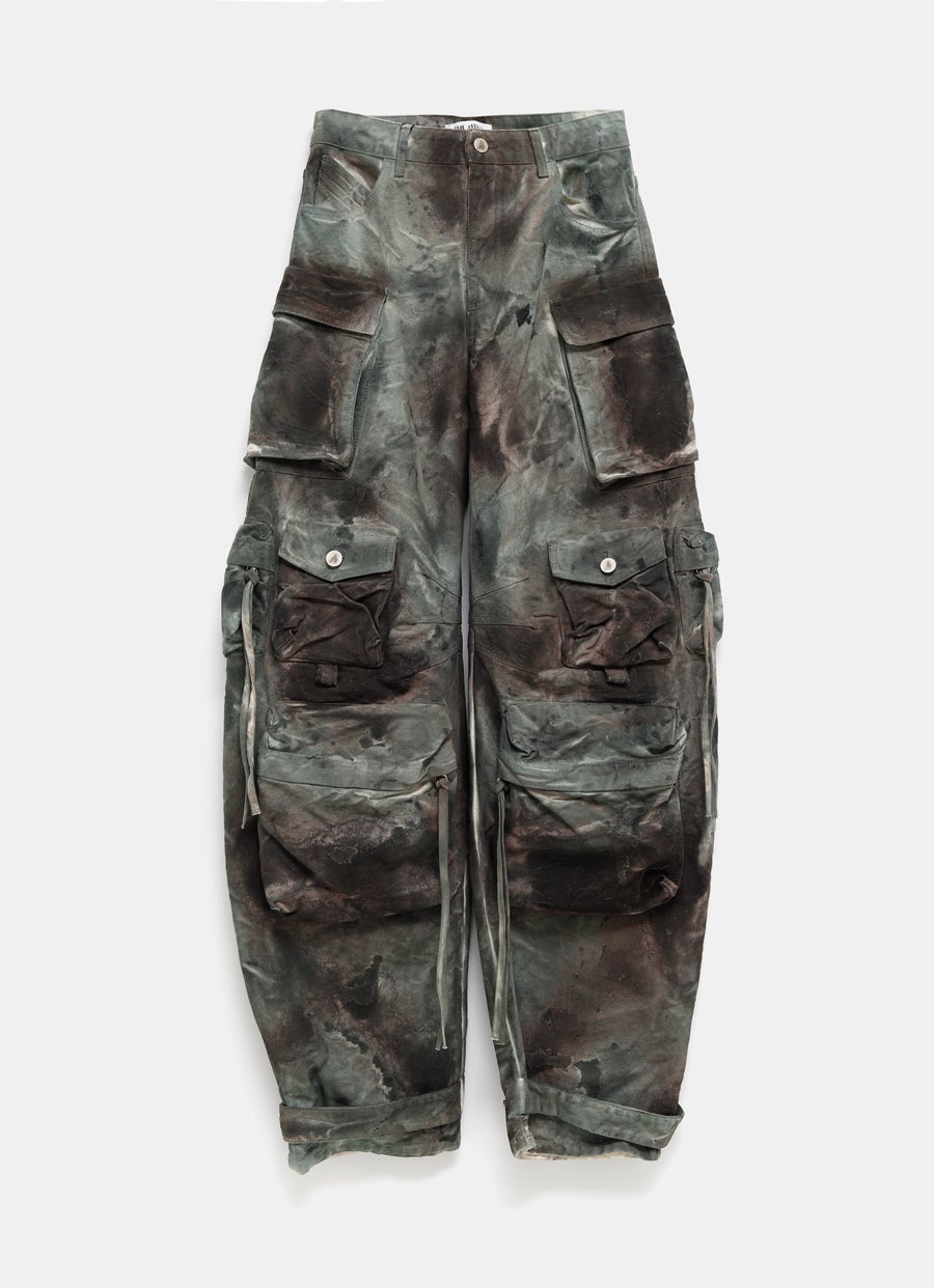 Fern Camouflage Canvas Long Pants