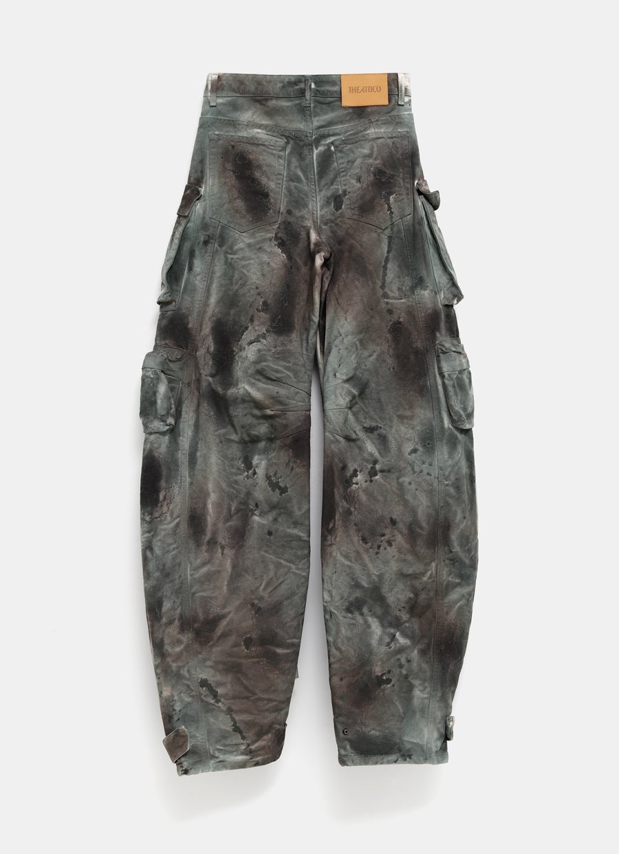 Fern Camouflage Canvas Long Pants