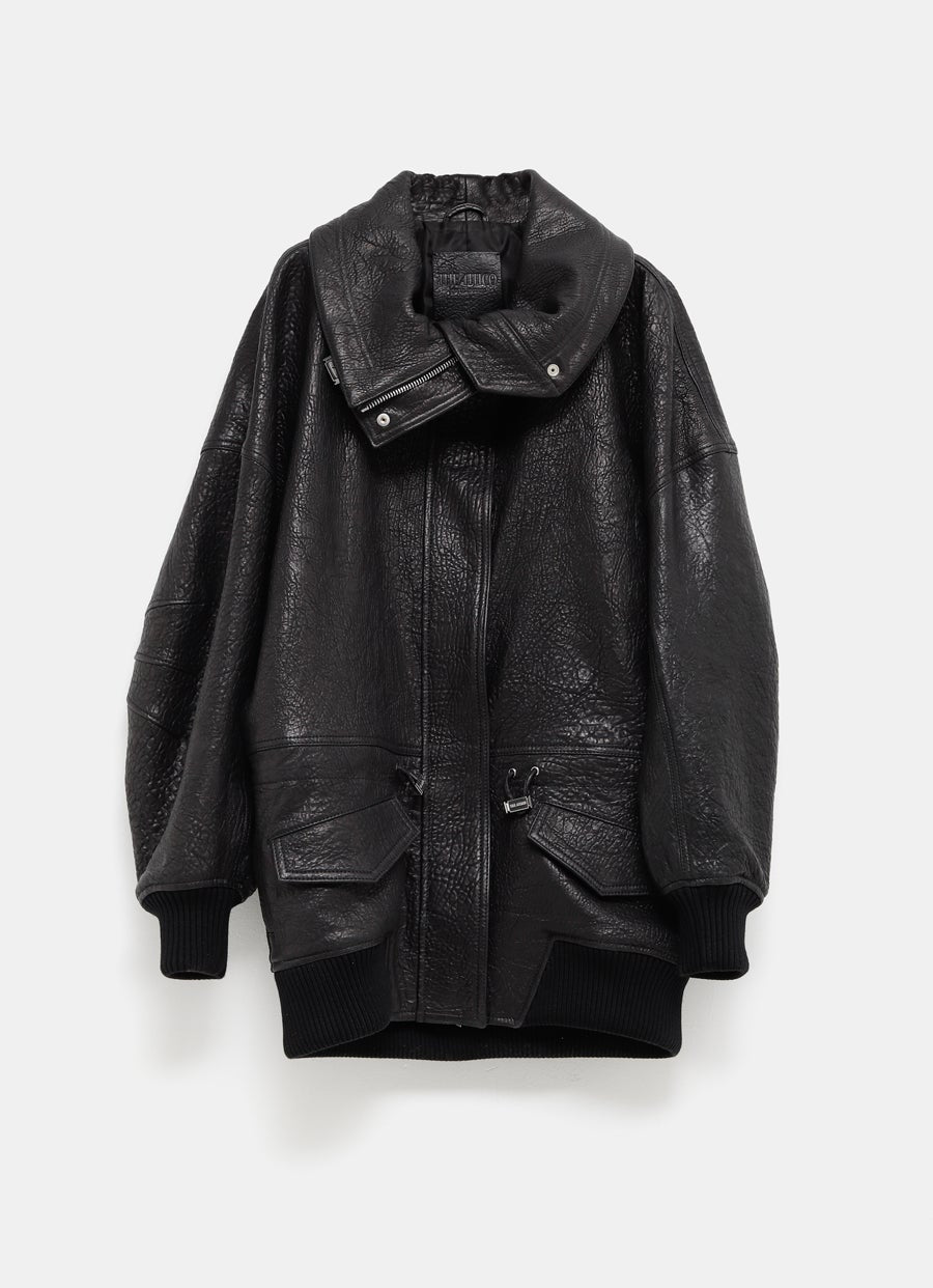 Windbreaker Leather Jacket