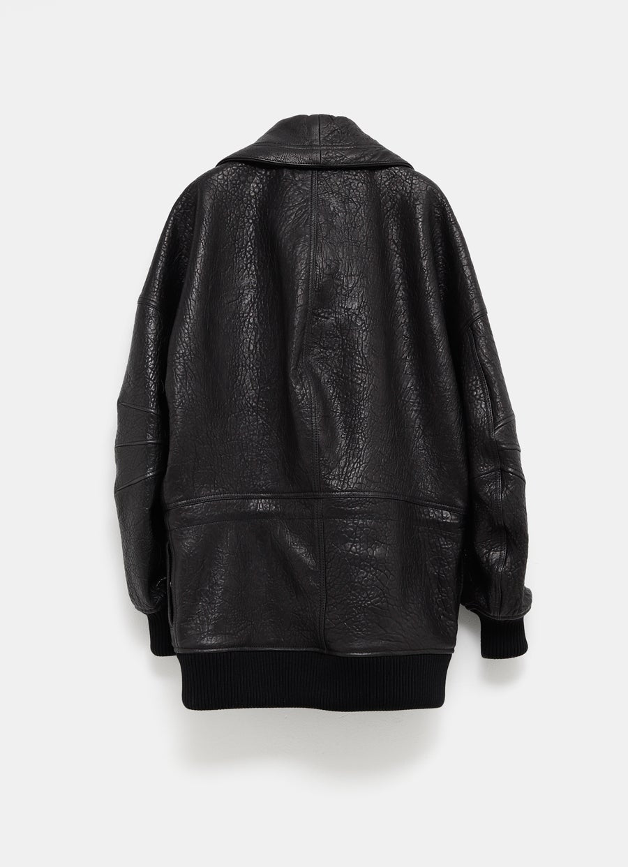 Windbreaker Leather Jacket