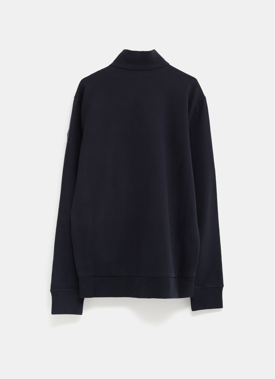 Suede-Trimmed Sweatshirt for Men