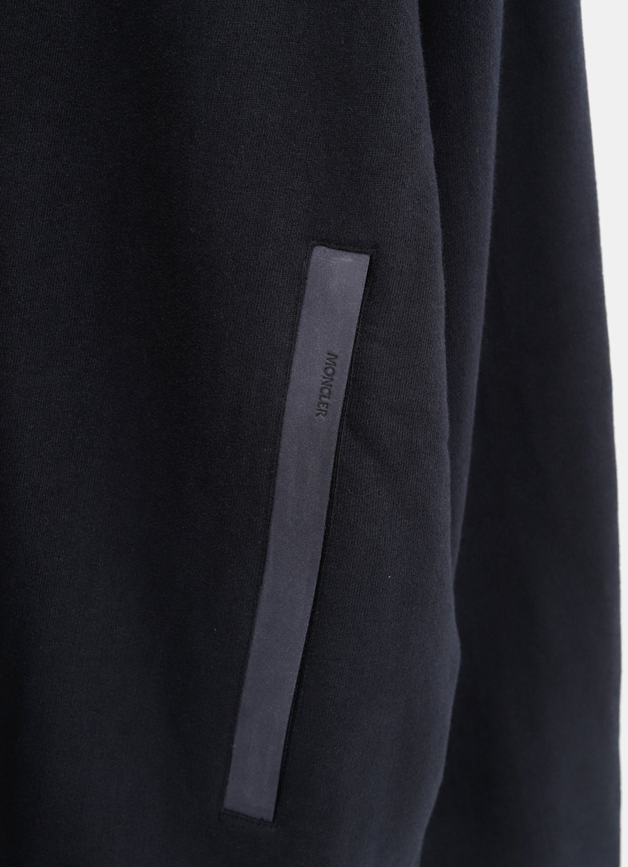 Suede-Trimmed Sweatshirt for Men