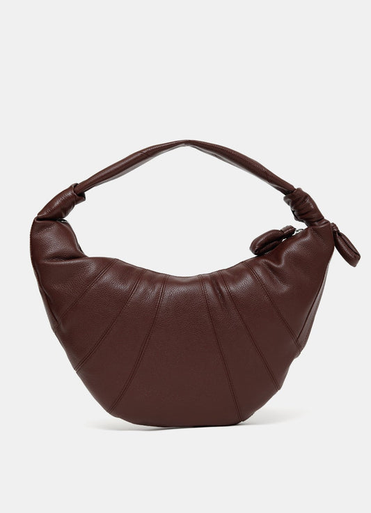 Fortune Croissant Bag in soft grained leather