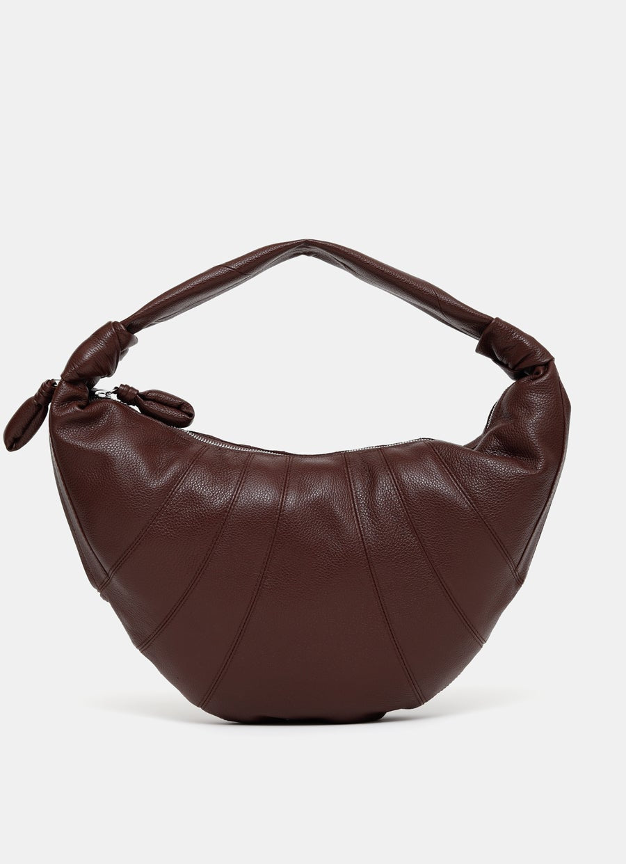 Fortune Croissant Bag in soft grained leather