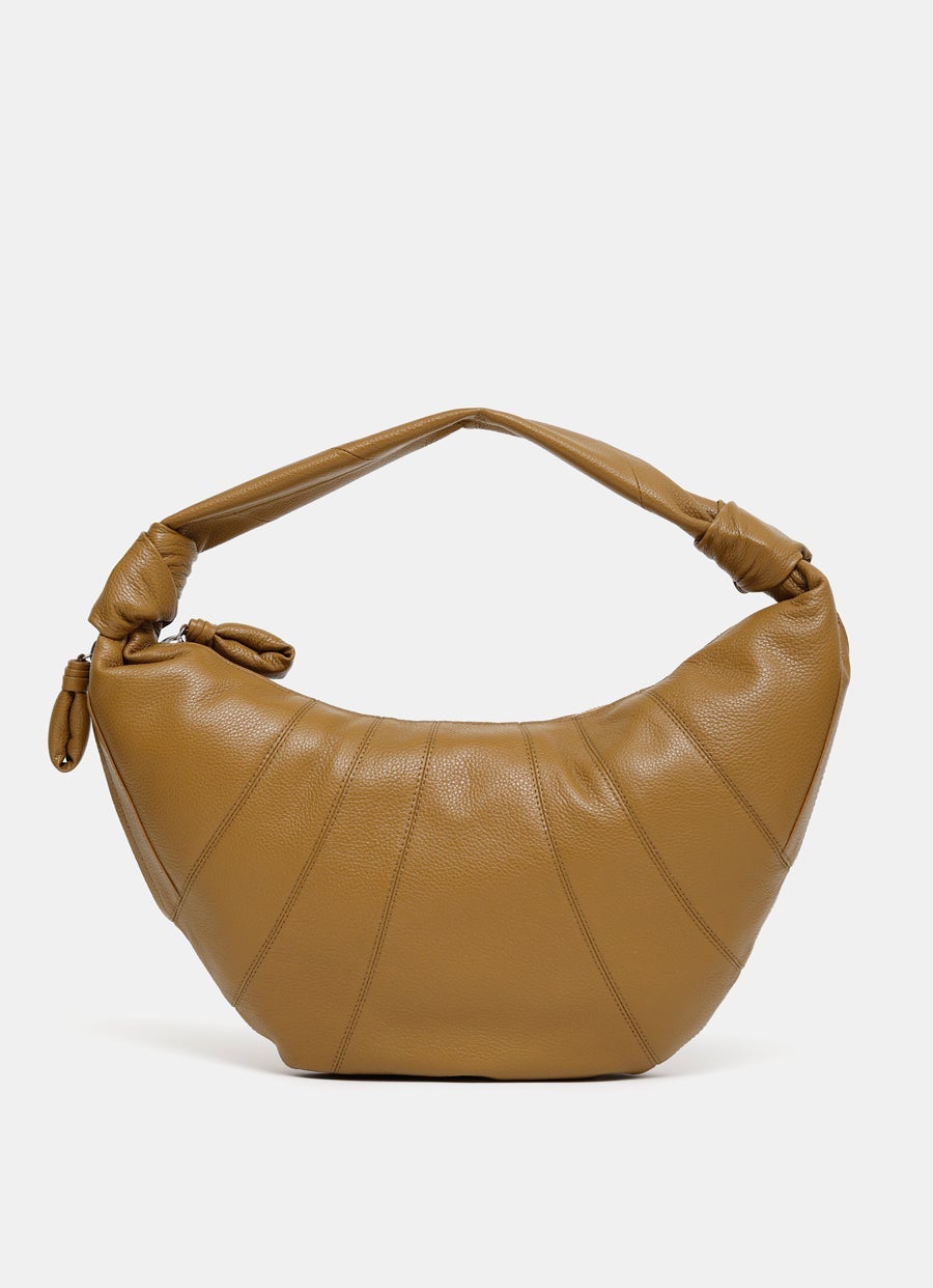 Fortune Croissant Bag in soft grained leather