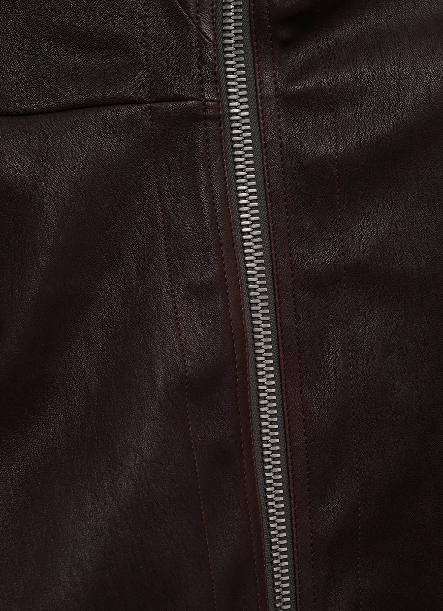 Leather Zip Jacket