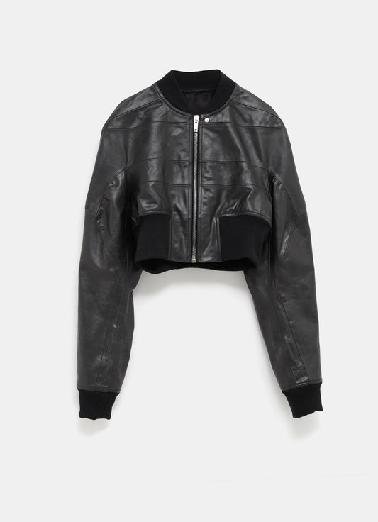 Leather Bomber Jacket