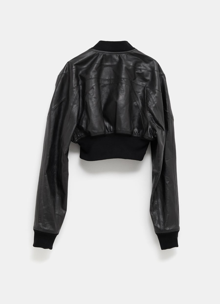 Leather Bomber Jacket