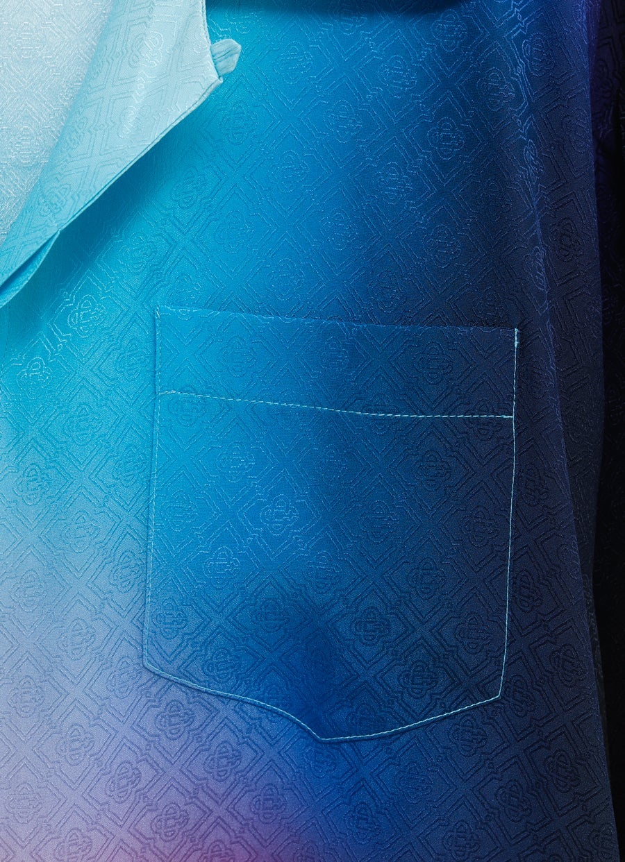 Gradient Silk Shirt