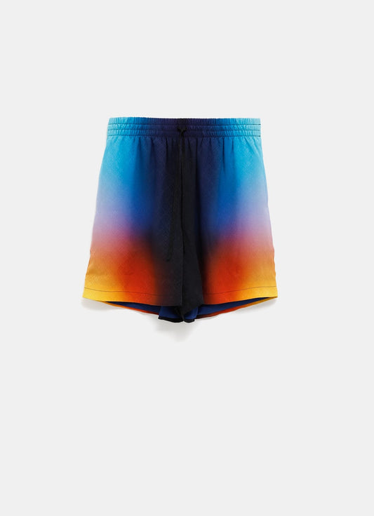 Gradient Silk Shorts