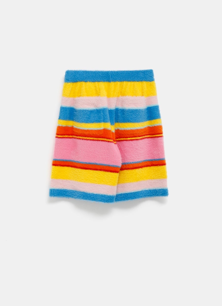 Fluffy Stripe Shorts