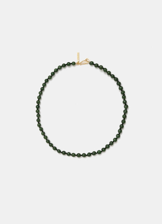 Tiny Boule Collar in Jade