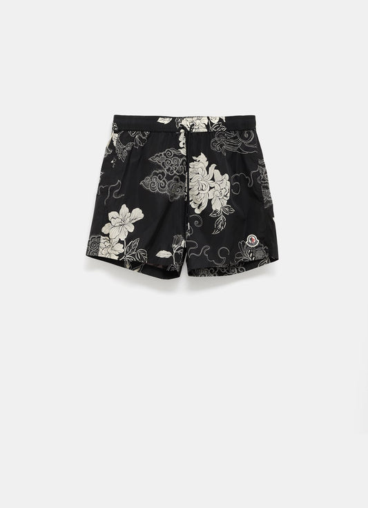 Floral Print Swim Shorts For Men