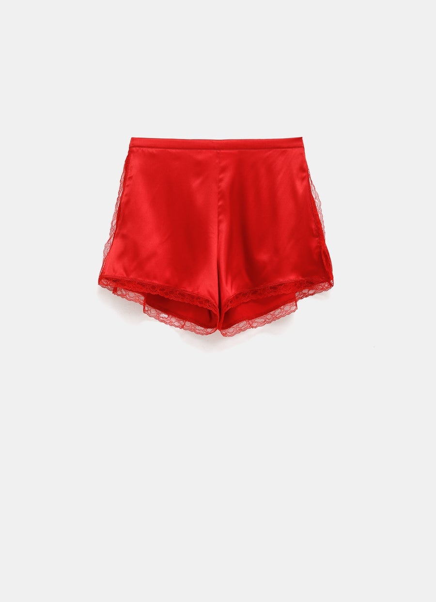 Silk Mini Shorts