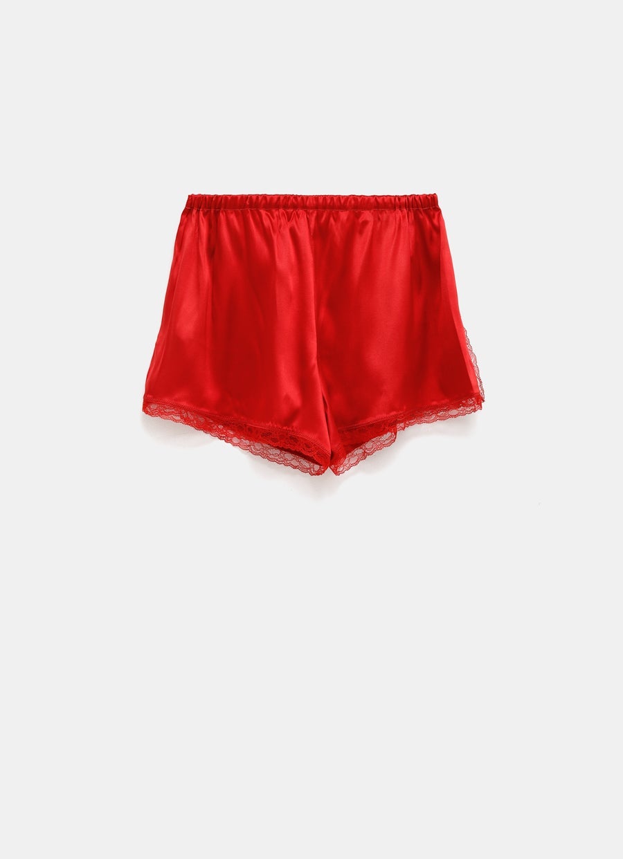 Silk Mini Shorts