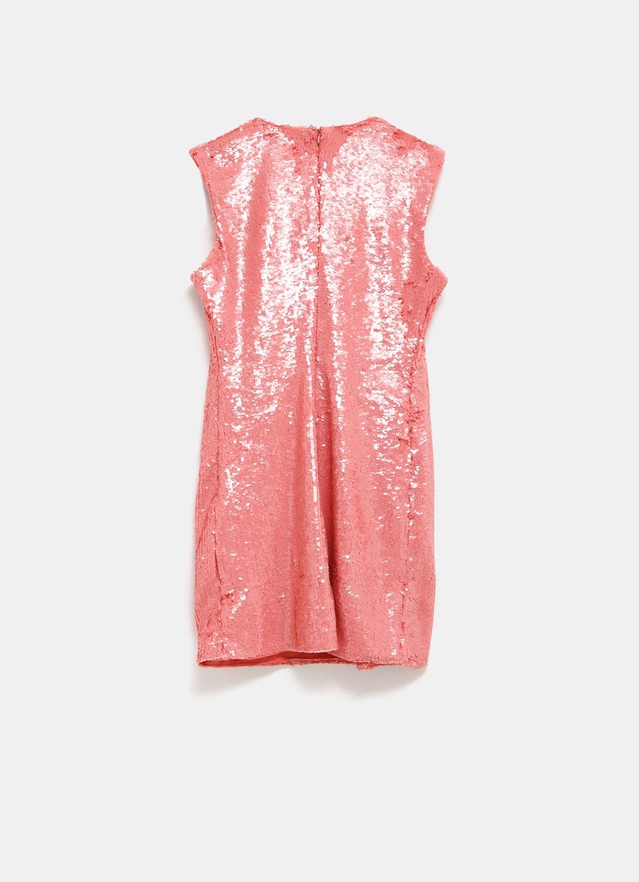 Sequin Mini Shift Dress