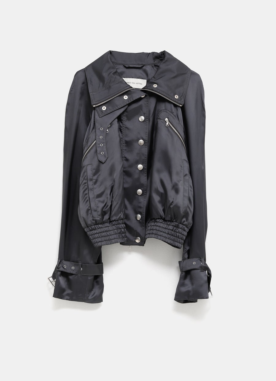 Viscose Biker Jacket