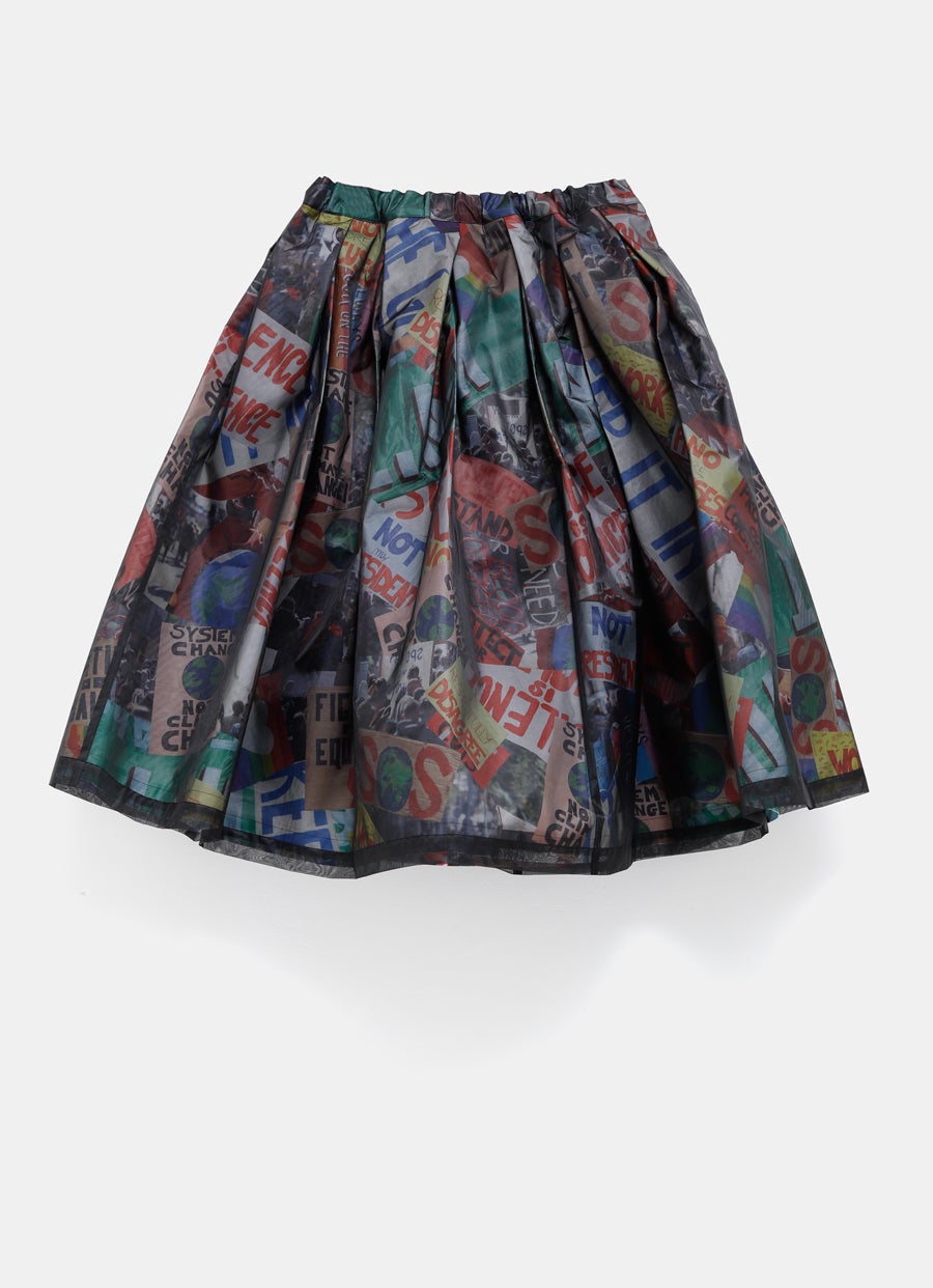 Collage Midi Skirt