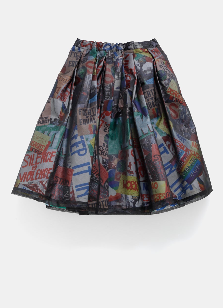 Collage Midi Skirt