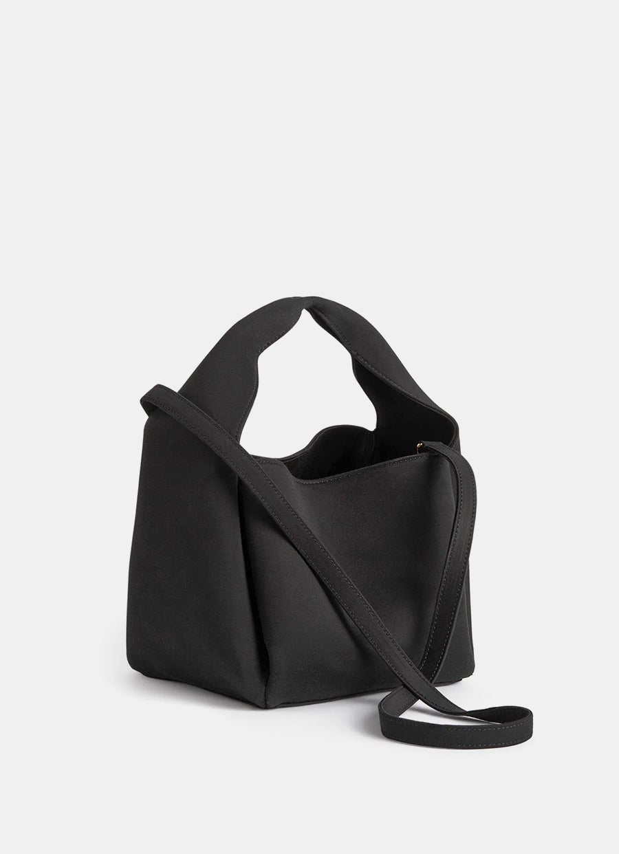 Petite Satin Bucket Bag