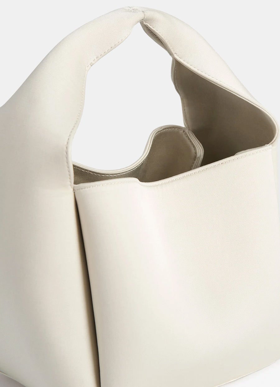Petite Satin Bucket Bag