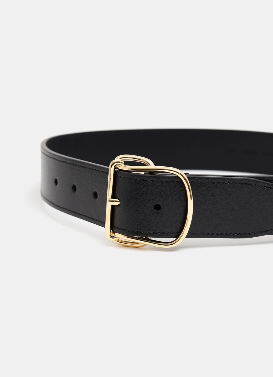 Swirl Leather Belt