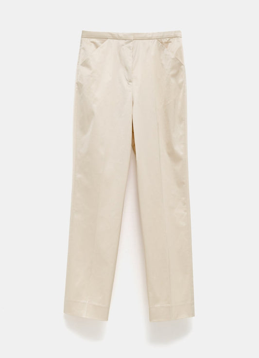 Cropped Straight Trousers