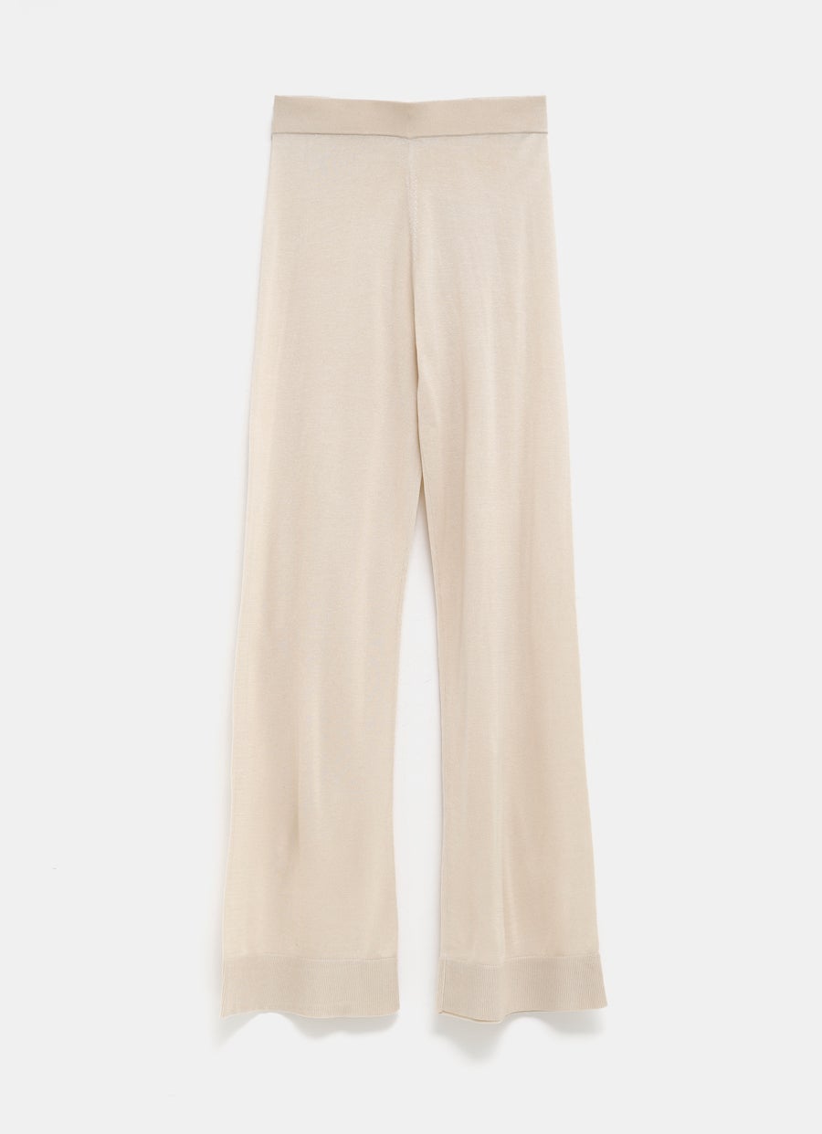Wide Knit Trousers