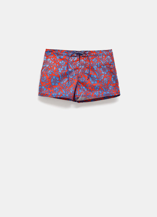 Unisex Printed Nylon Swim Shorts