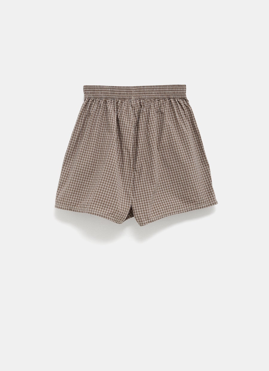 Unisex Mini Plaid Boxers