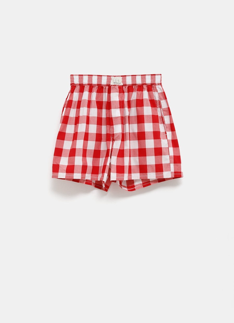 Unisex Gingham Boxers