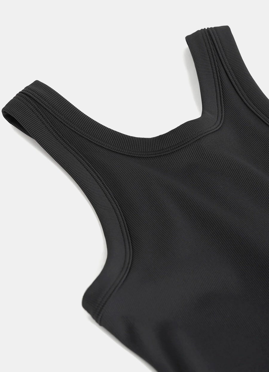 Curved Rib Swimsuit