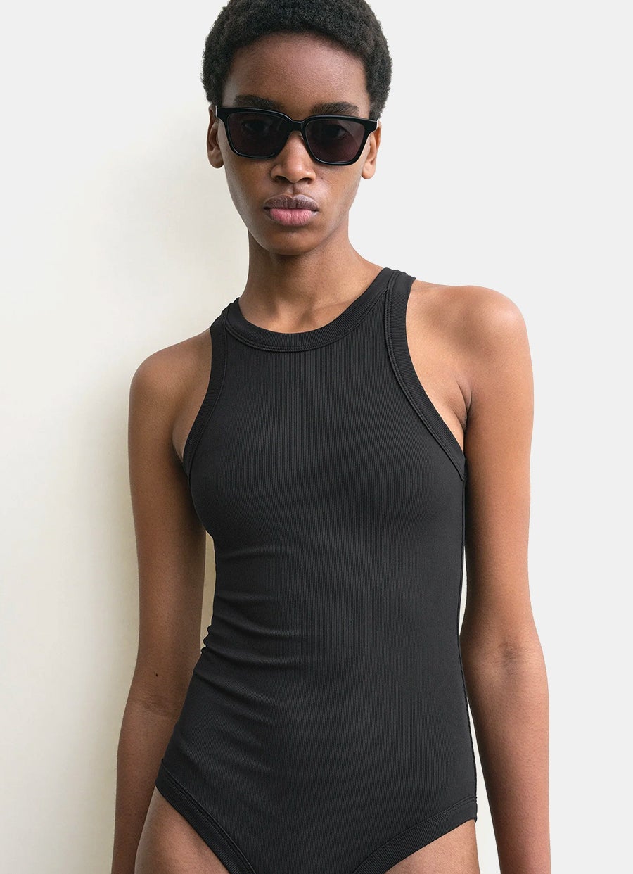 Curved Rib Swimsuit