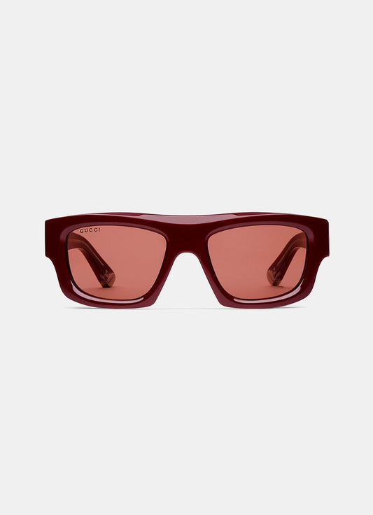 Rectangular-Frame Sunglasses