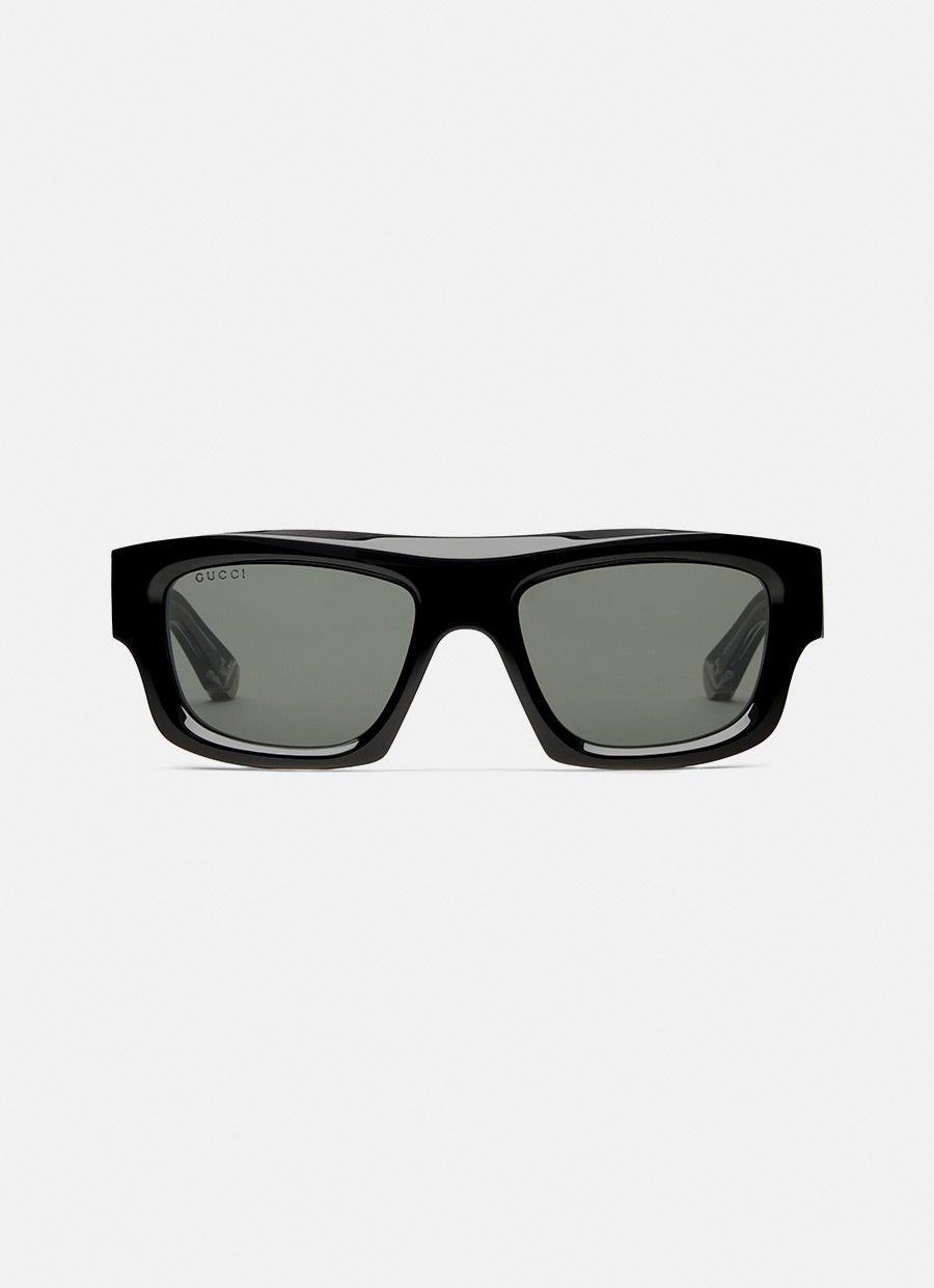 Rectangular-Frame Sunglasses