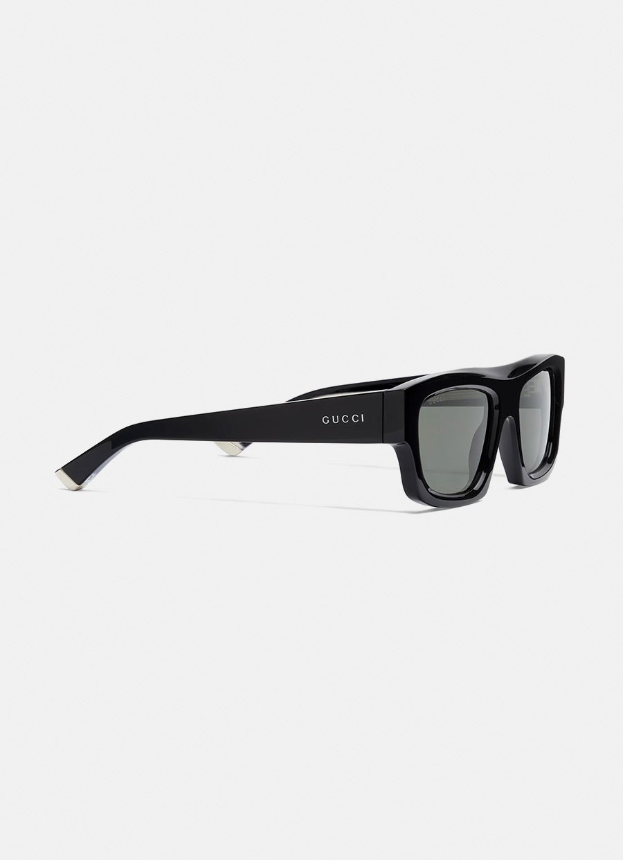 Rectangular-Frame Sunglasses