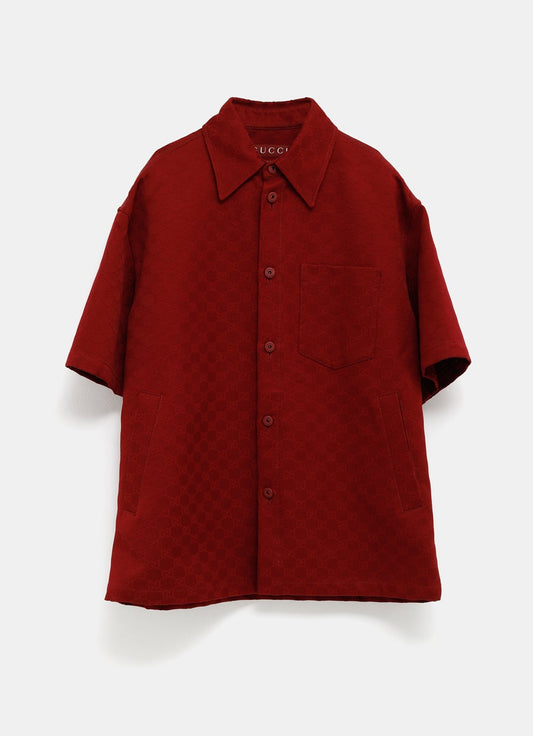 Oversize GG Cotton Shirt for Men