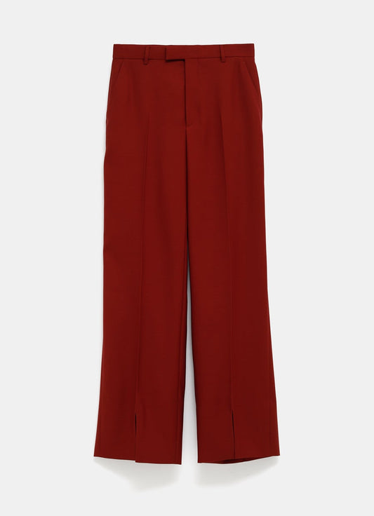 Oversize Low Waist Petite Fit Wool Pant