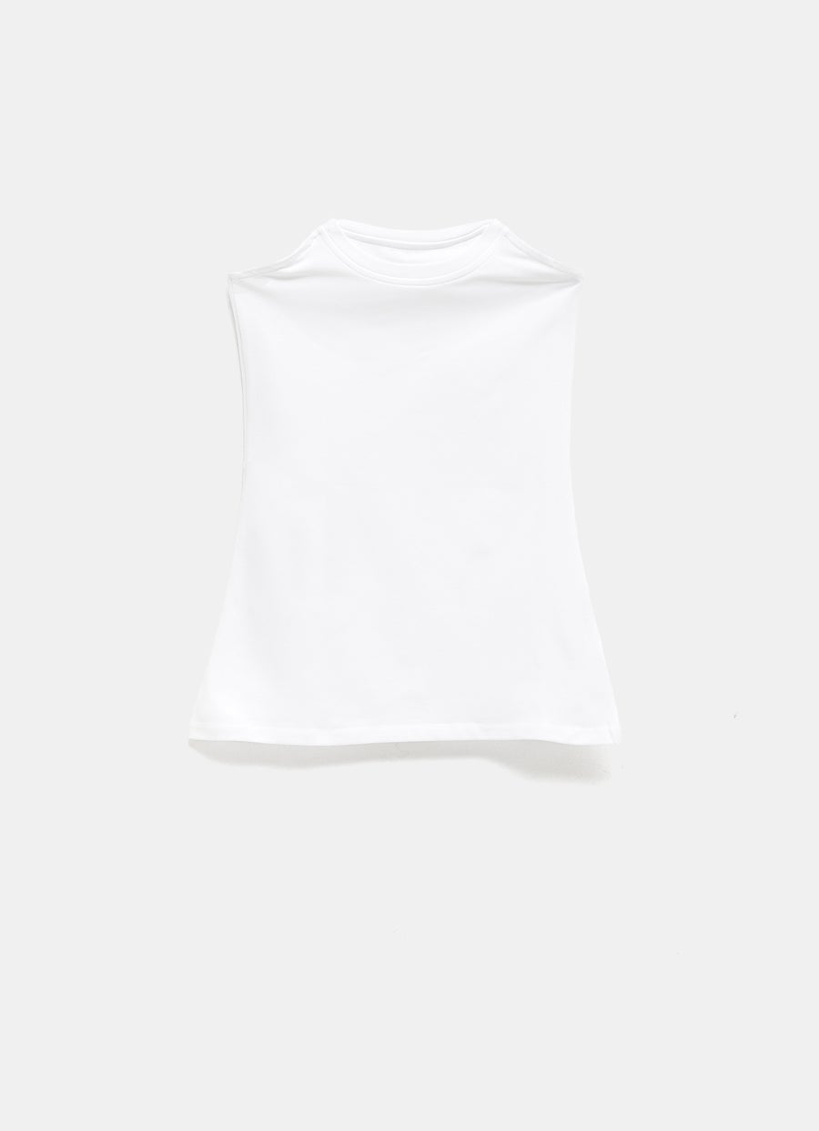 Folded Crewneck Top