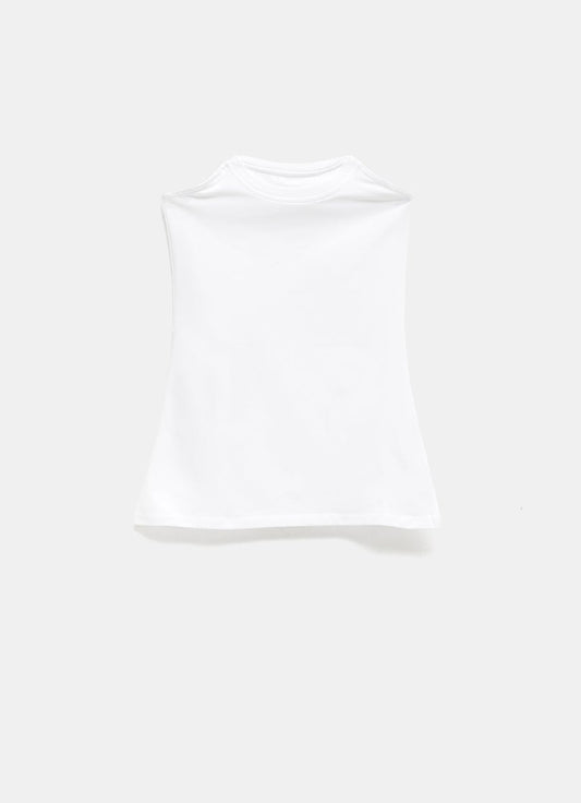Folded Crewneck Top