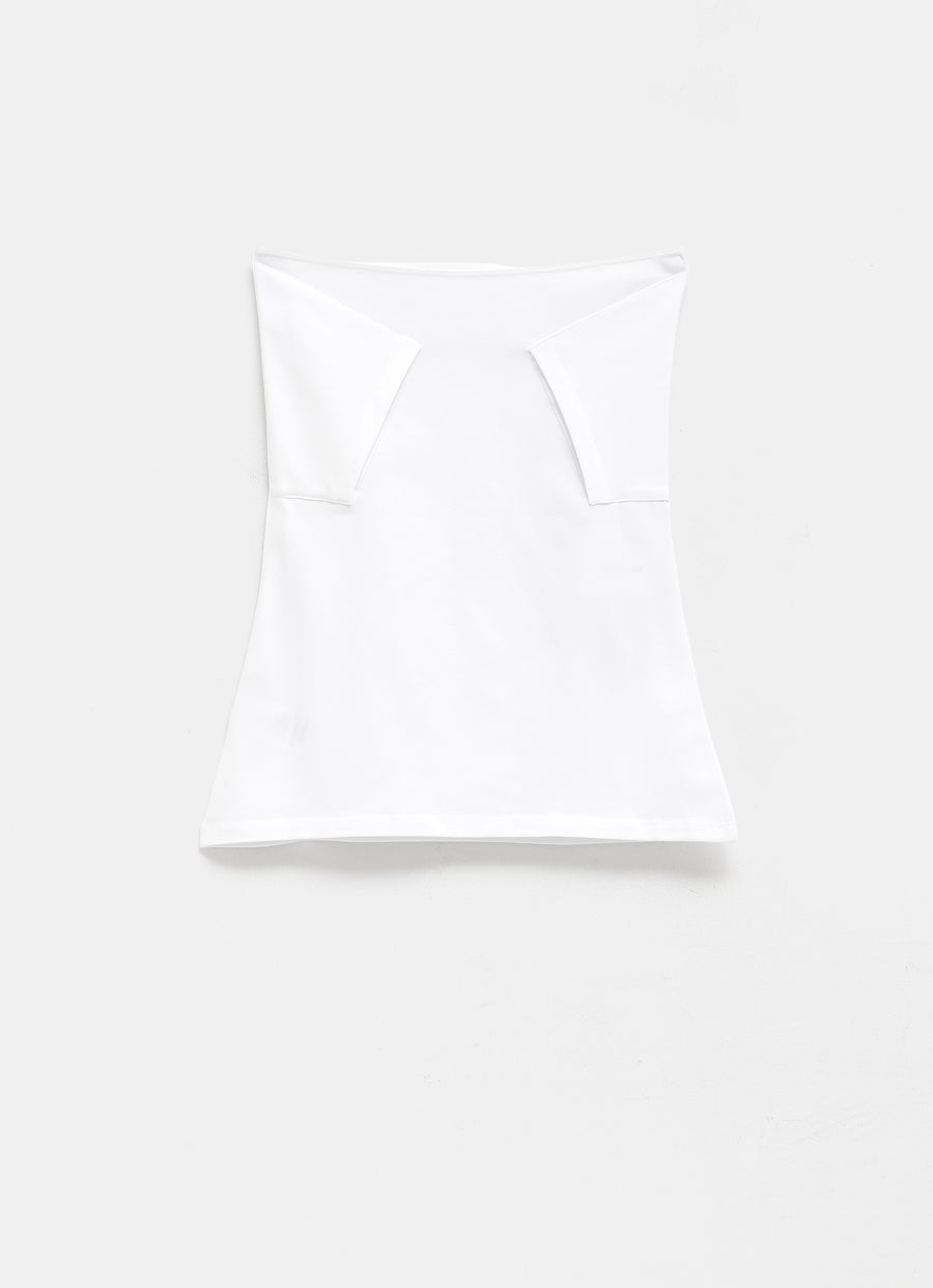 Folded Crewneck Top