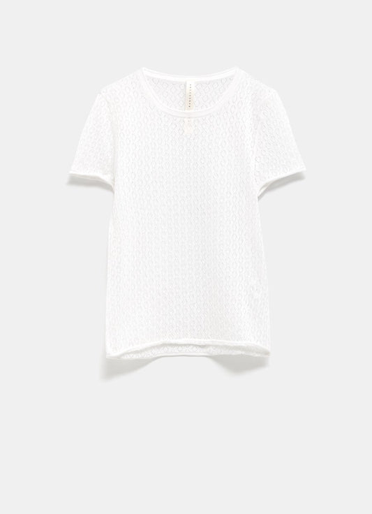 Pointelle Baby Tee